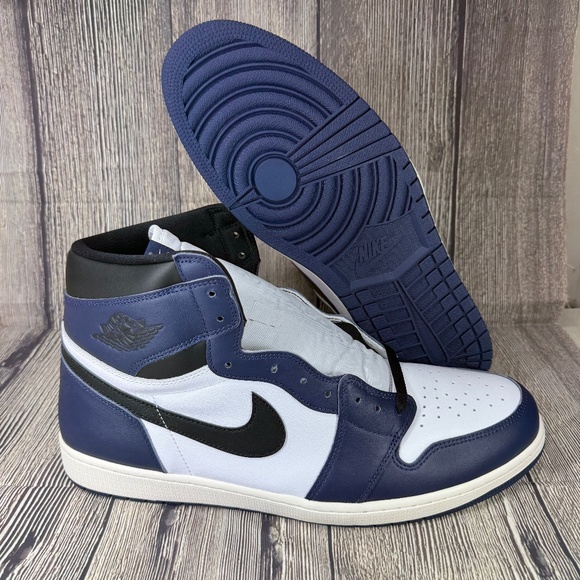 Jordan Other - Nike Air Jordan 1 Retro High OG Midnight Navy Blue/White/Black Sz18 DZ5485-401
